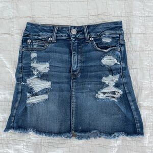 American Eagle Denim Mini Skirt